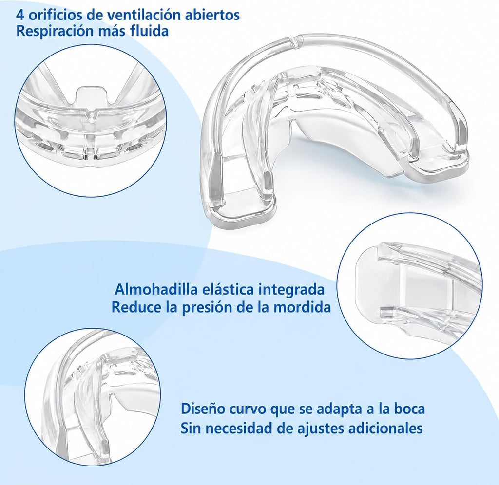 Silentium Pro™ - Bucal Antirronquidos Imperceptible y Moldeable