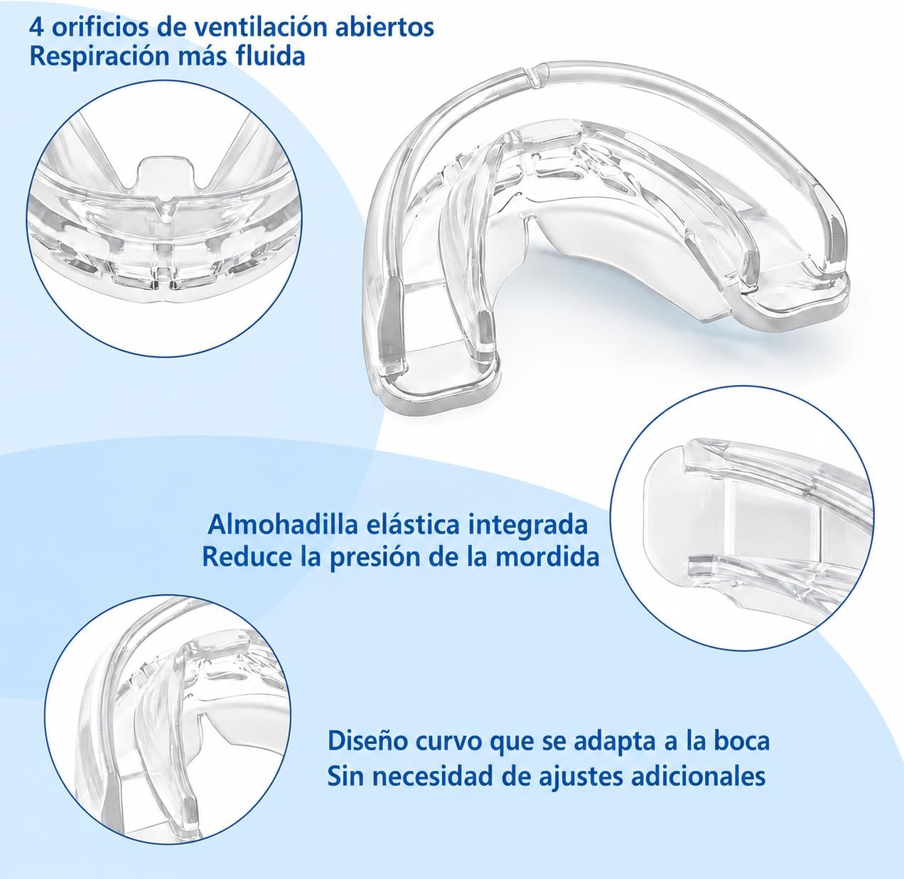 Silentium Pro™ - Bucal Antirronquidos Imperceptible y Moldeable
